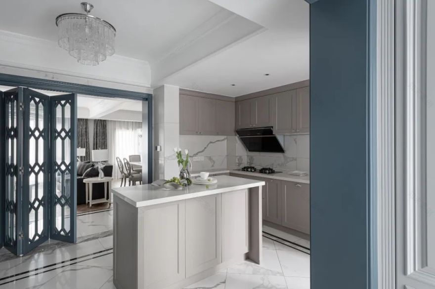 竖厅改横厅的超强设计,诠释优雅温柔的空间氛围 | 宏福樘设计-8