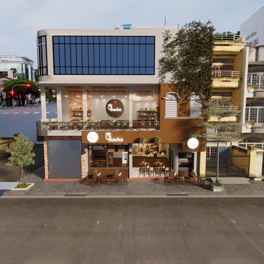 Ô Bun Cha餐厅设计丨越南河内丨KenDesign-10