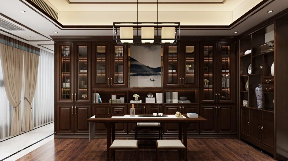 吉首溶江小区新中式全案整装设计-36