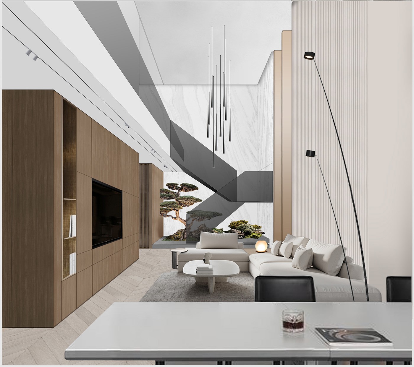 74平 复式公寓设计方案-6