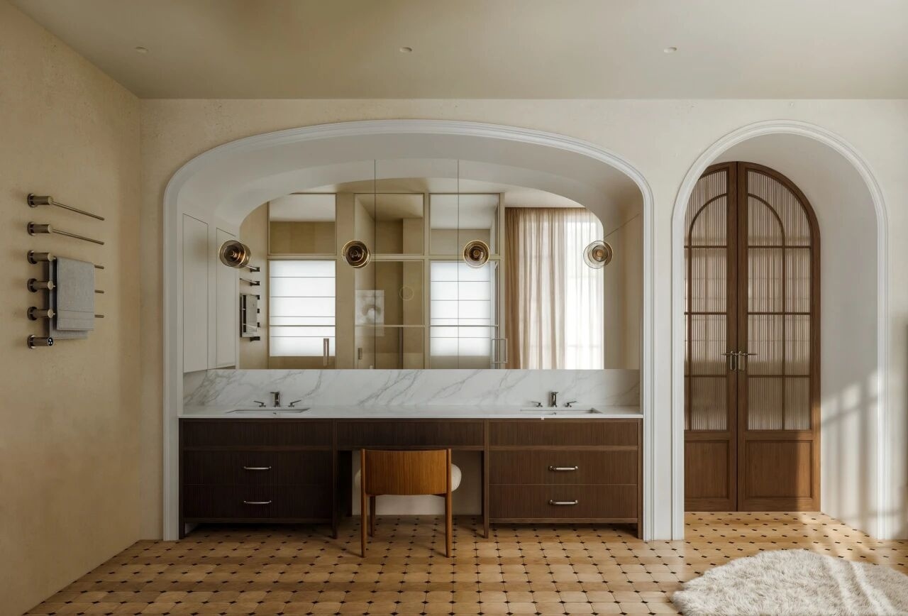 重庆紫檀庄园1300m²曲境别墅丨中国重庆丨美及空间设计-88