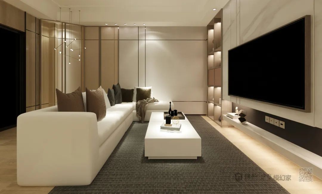 《私享家》 | 简约流畅,色彩鲜明的商业空间设计-16