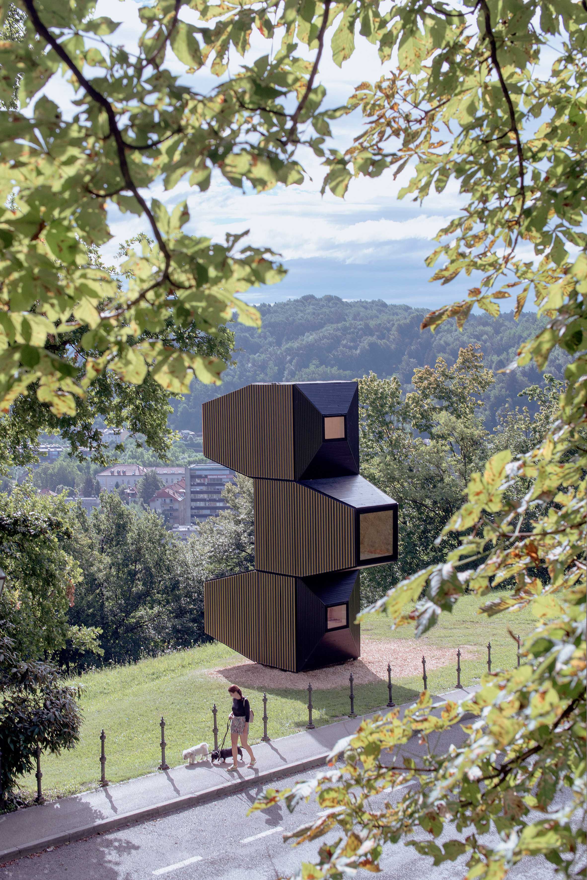 OFIS Arhitekti uses modular Living Units to create pop-up library-8