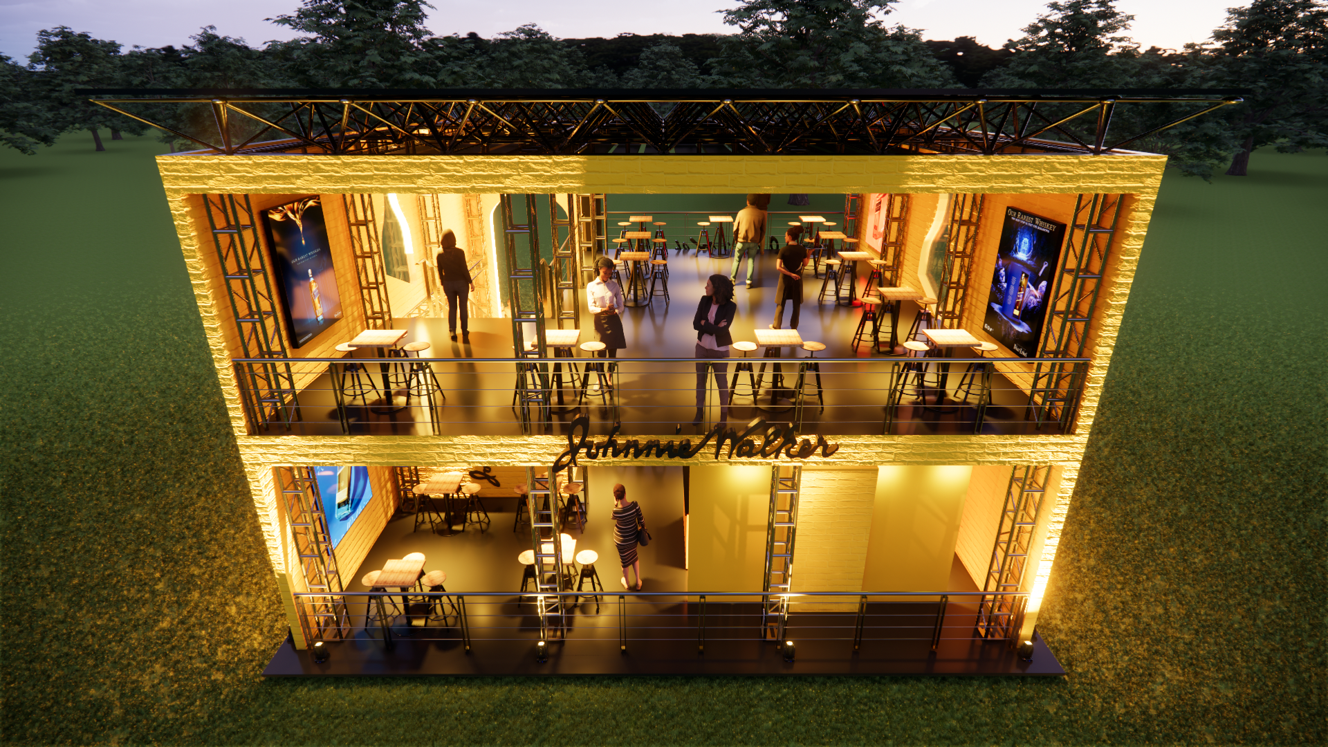 STAND JOHNNIE WALKER-17