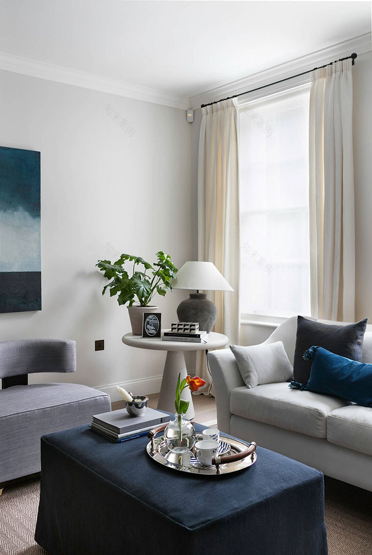 伦敦现代简约风格联排别墅-5