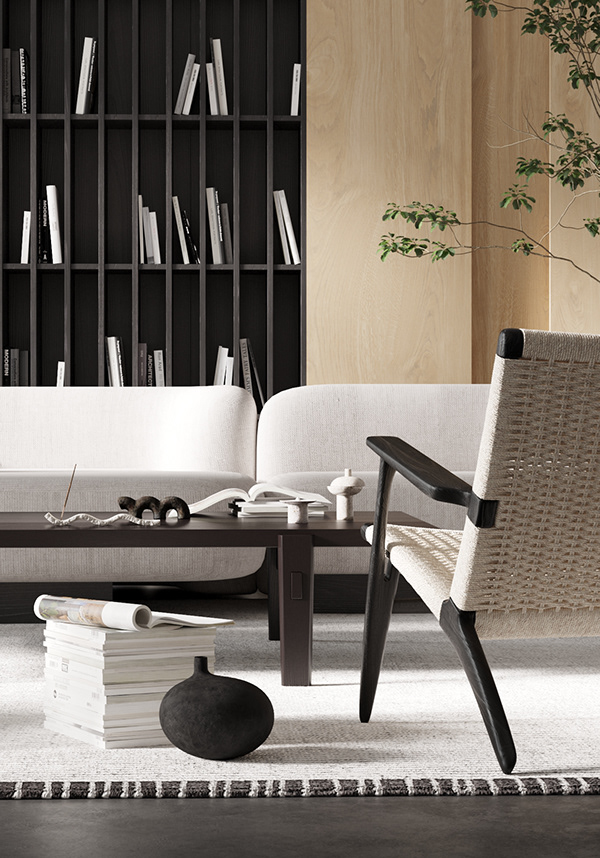 舒适原木风，打造温和美感的住宅空间！-7