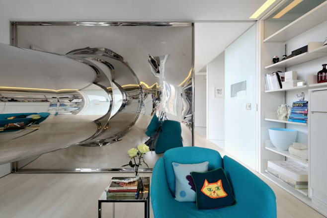 纽约曼哈顿顶层 penthouse 室内设计丨美国曼哈顿丨David Hotson Architect-25