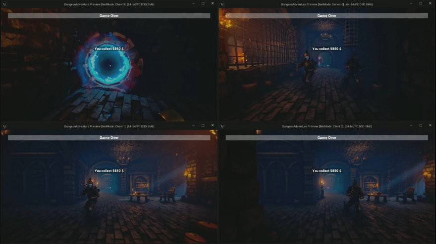 Multiplayer Dungeon | Gameplay Systems & Replication-10