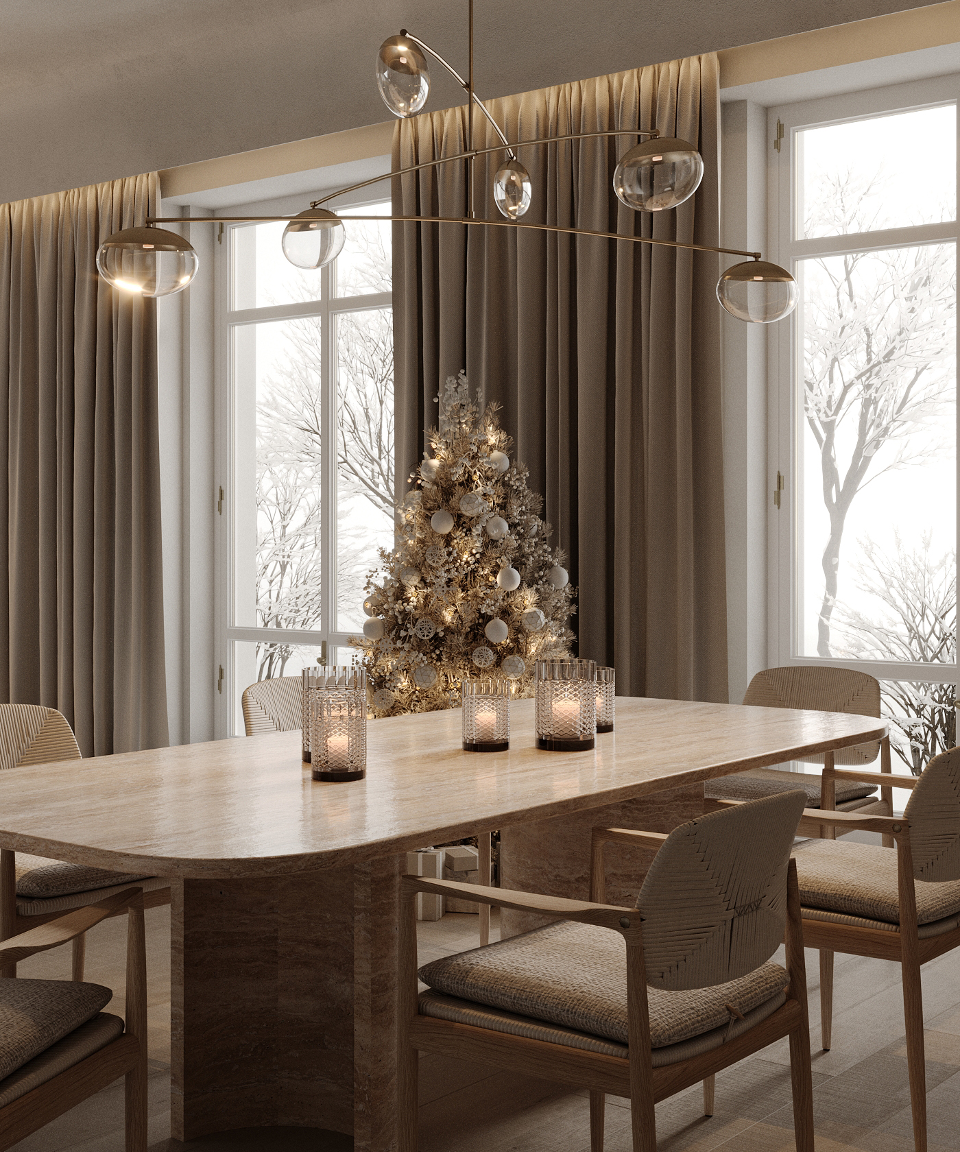 比利时冬季私人住宅丨SEDOVA ELENA-6