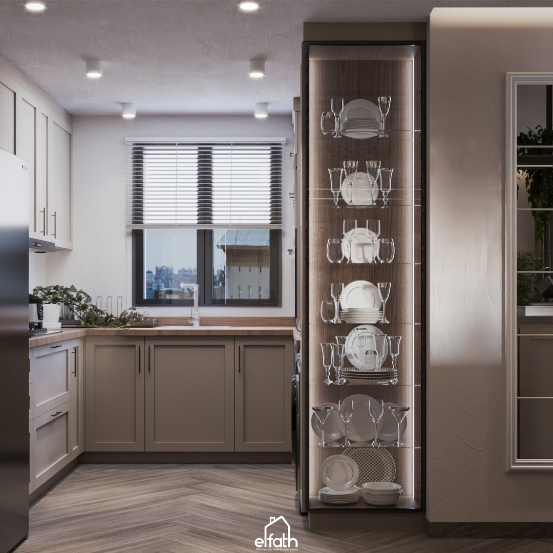 Modern Recepation with open kitchen and balcony-11