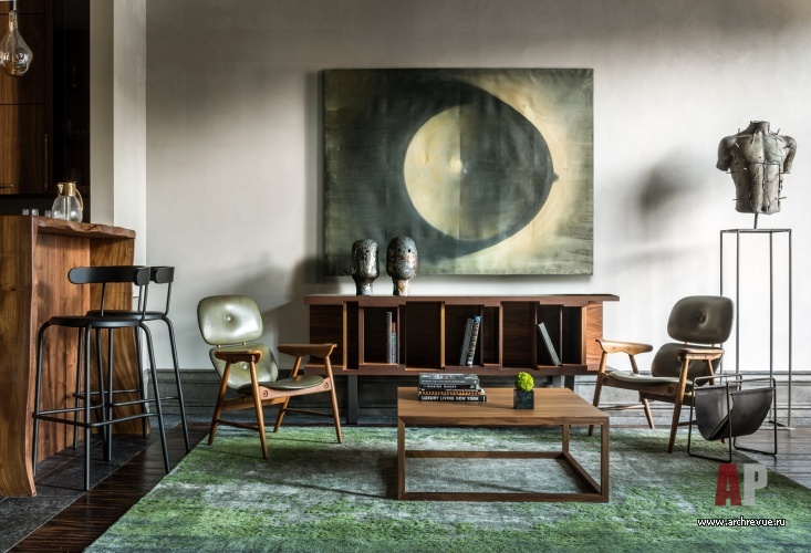 位于“Рассвет”的三层联排别墅（Loft风格）丨俄罗斯莫斯科丨Гуревич Тина,Попова Екатерина-8