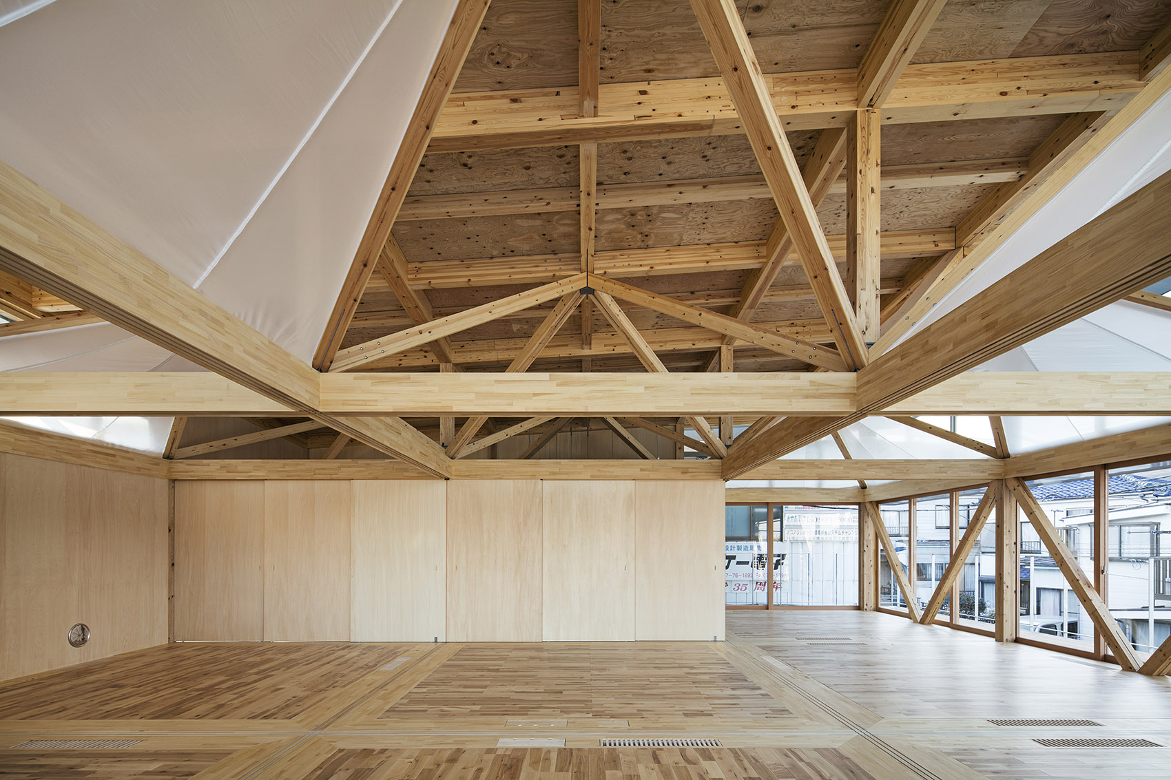 百变空间 & 工厂改造的多功能社区中心，日本 / Aki Hamada Architects-95