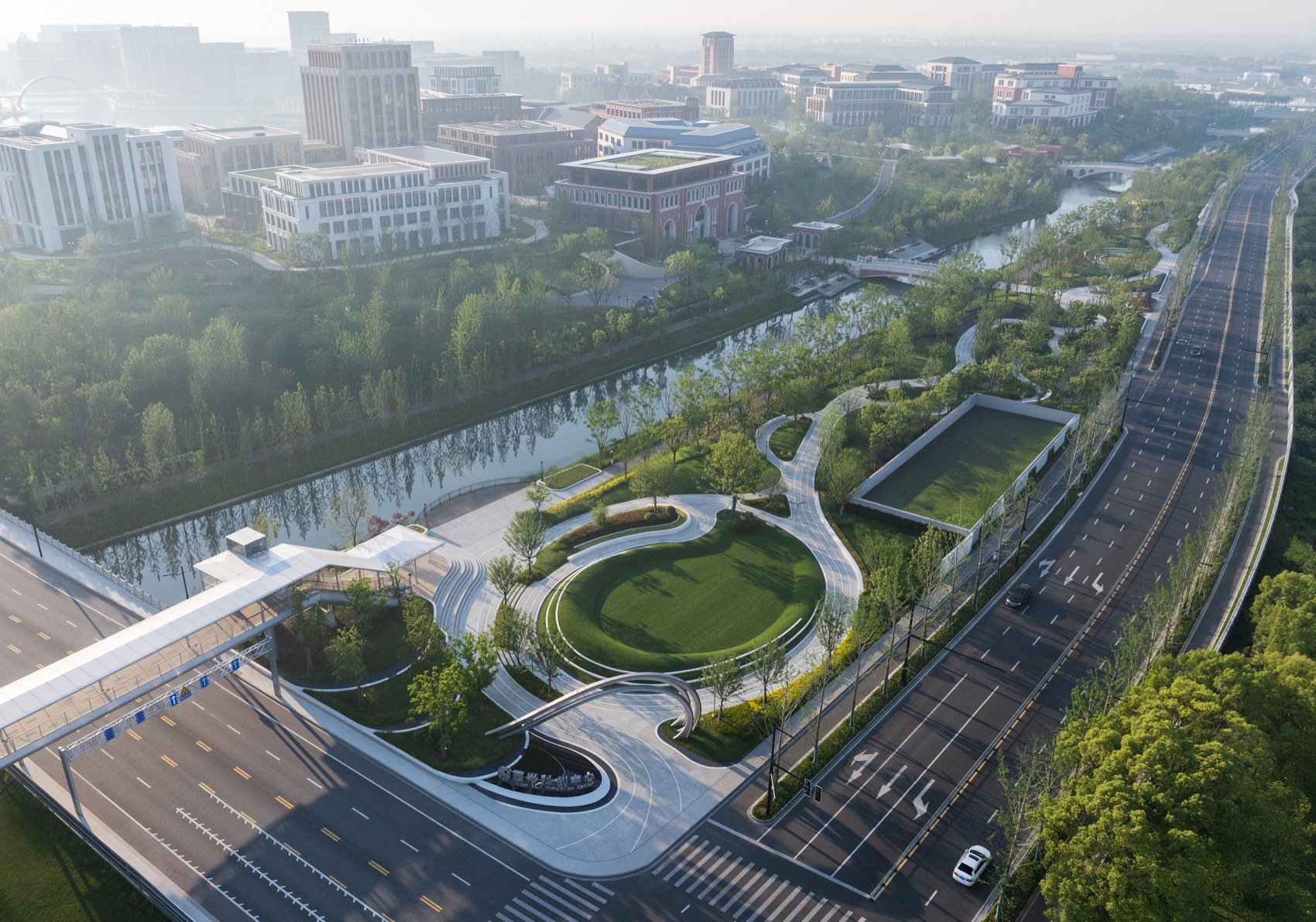 上海金泽镇培雅南路东侧绿地景观设计丨中国上海丨上海联创设计集团股份有限公司景观设计部-5