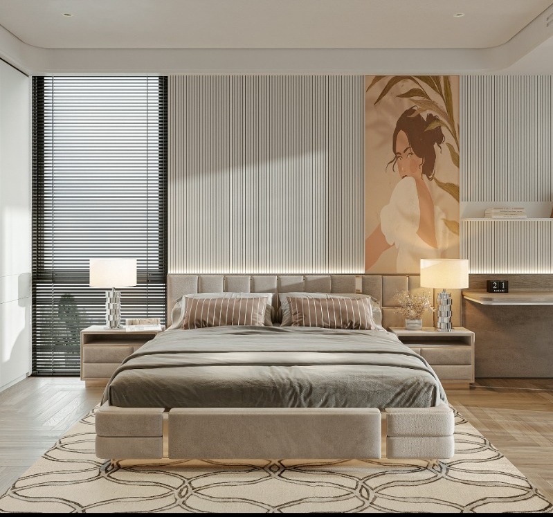 M A - Interior Design Bedroom Luxury - Cempaka Putih-3