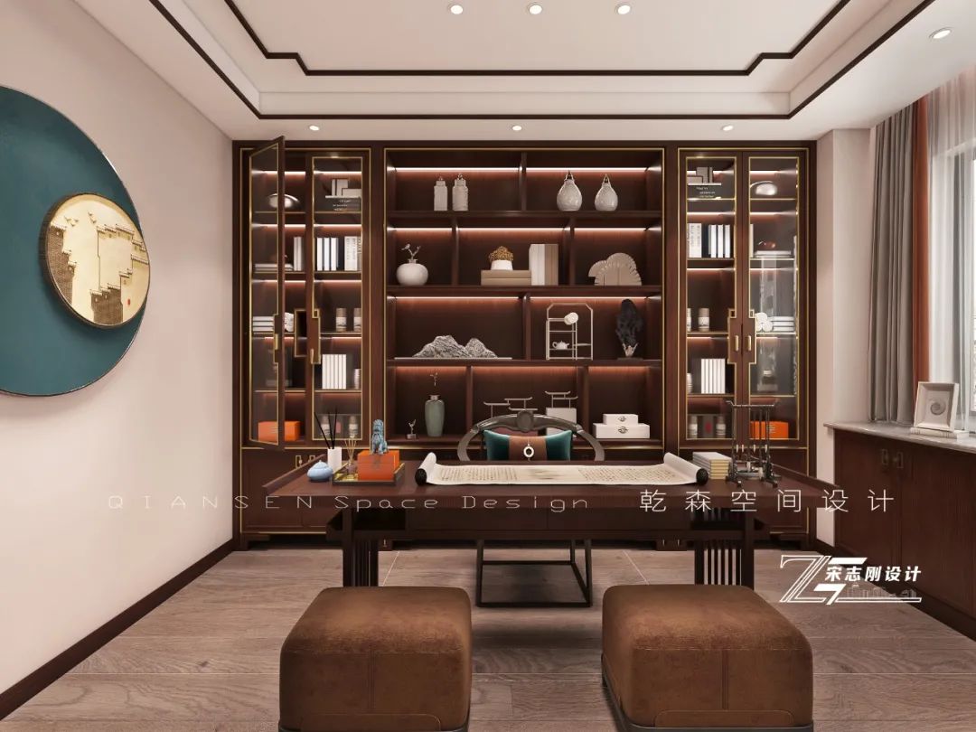 以墨上色,绘制东方韵境丨乾森空间设计-50
