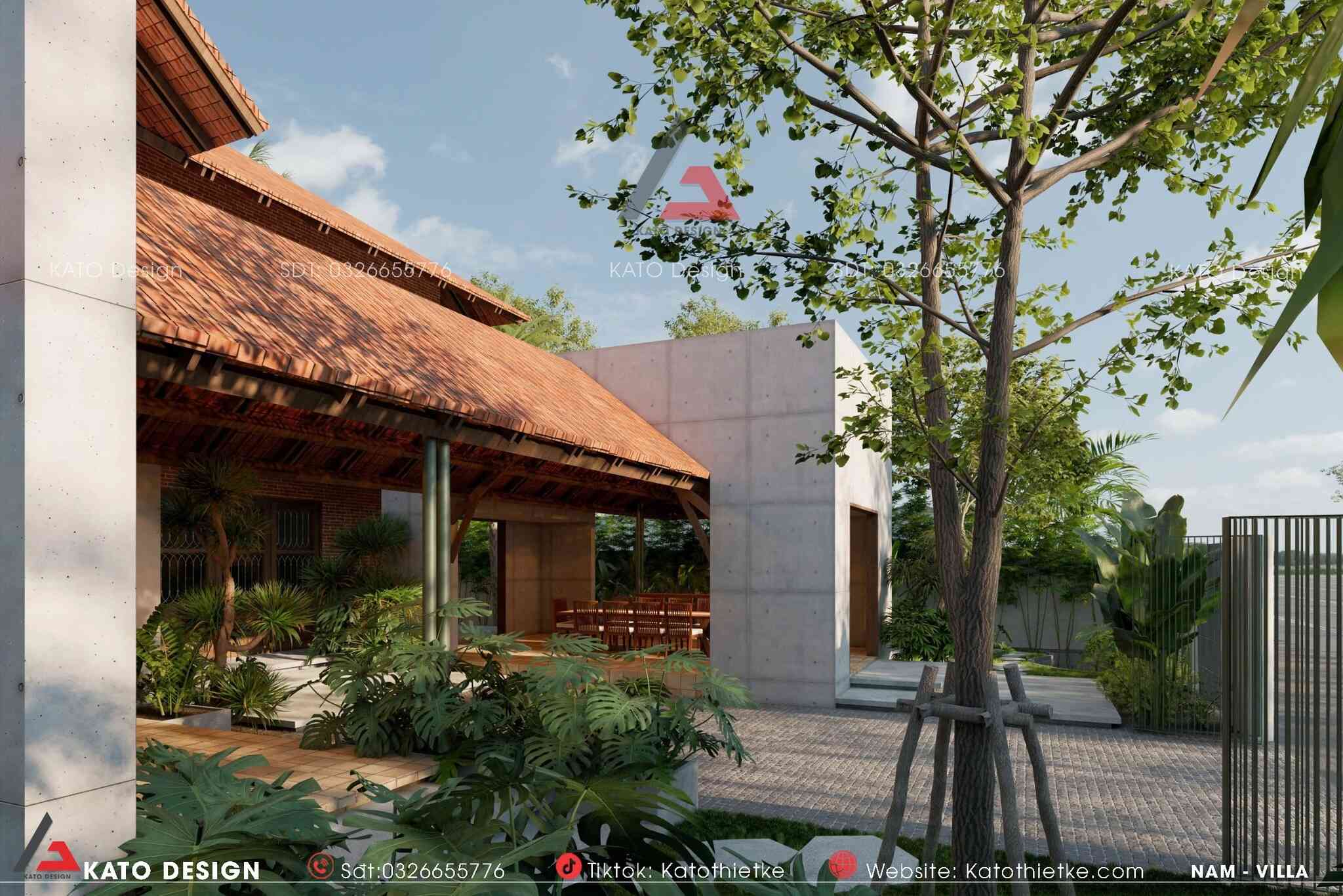 由于Nam villa不是常见的、有明确固定含义的短语，Nam可能是人名、地名等专有名词，仅从这两个词难以准确判断其确切意思，因此无法提供准确翻译 丨KATO Thiết Kế-5