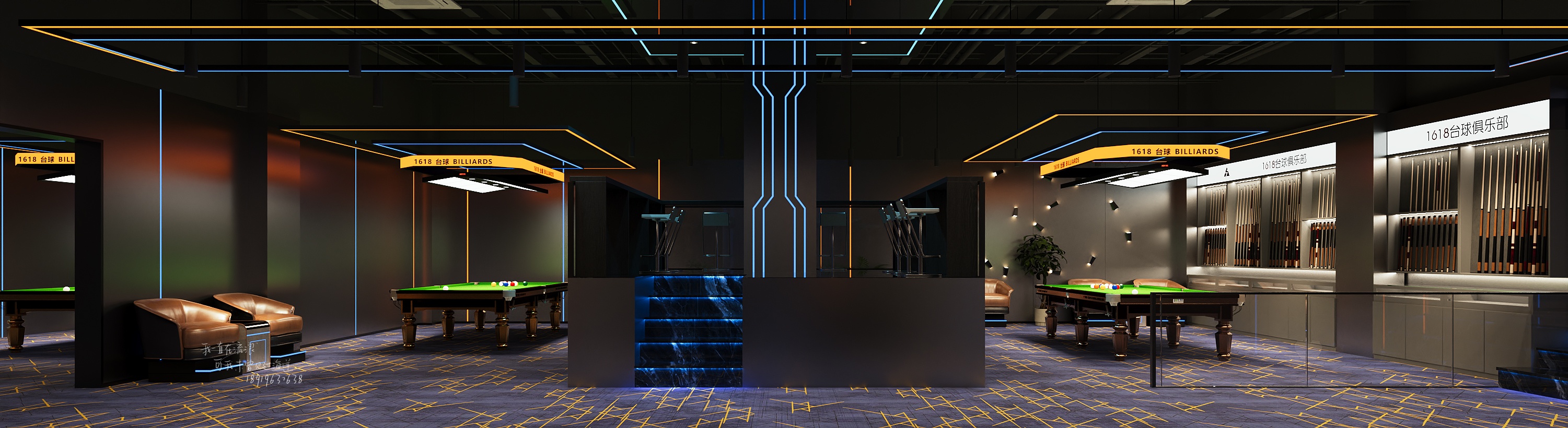 台球室设计案例-3