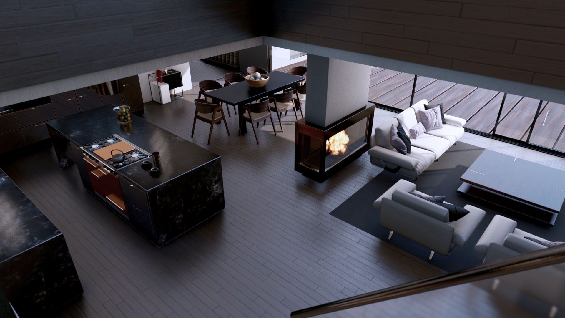 Contemporary Swiss Chalet | Vizaxella Ltd.-9