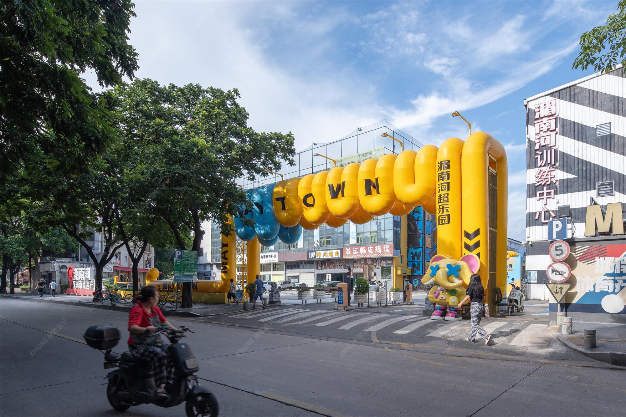 深圳湄南河商业街区美陈设计丨中国深圳丨肆墨商业街区美陈设计公司-9