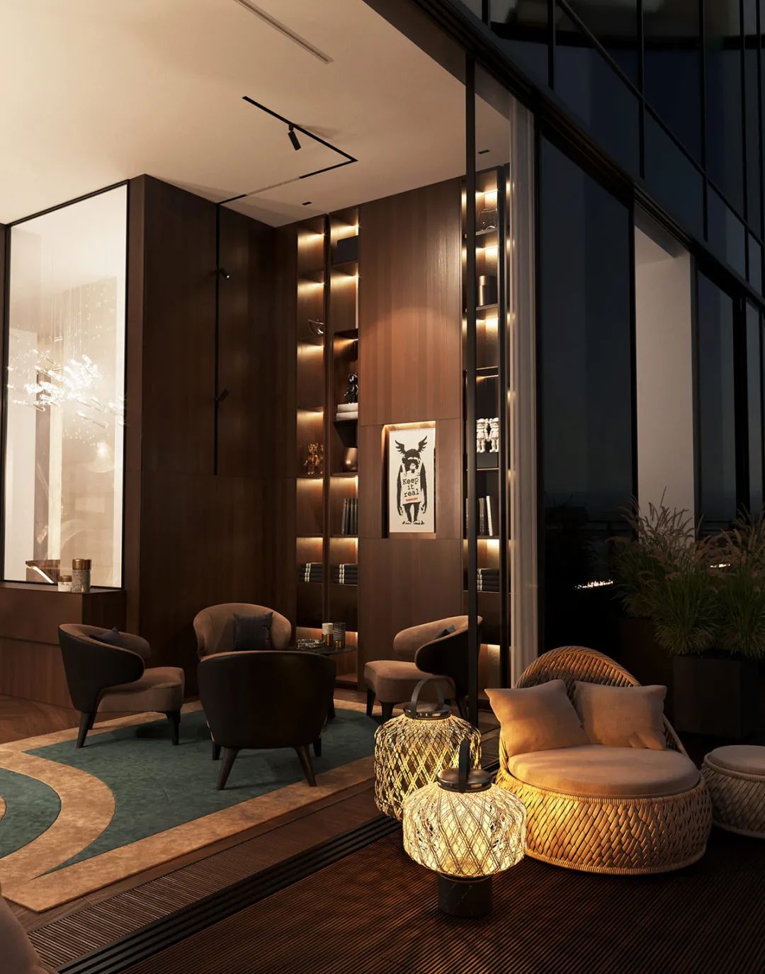 1105㎡顶层复式，奢华的气质！-25