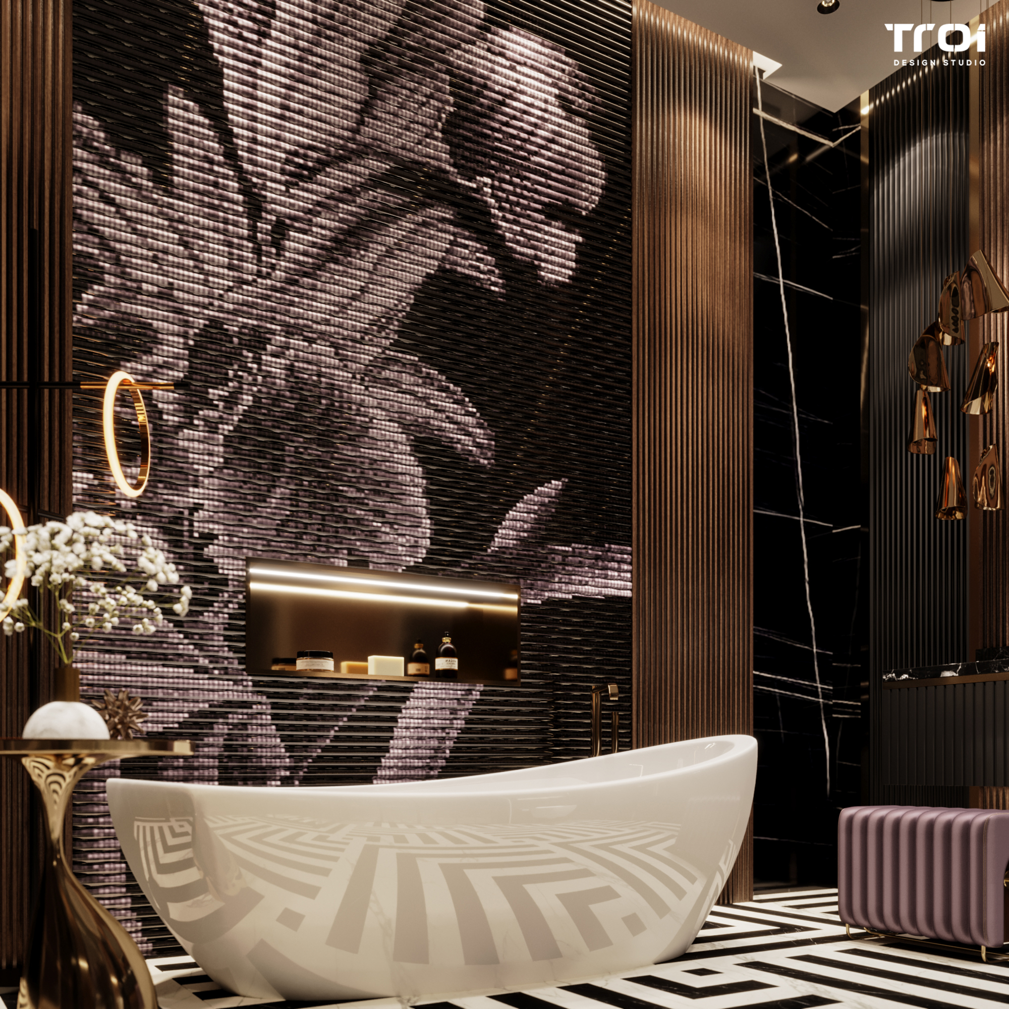 豪华浴室丨Troi Design Studio-27