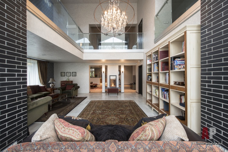 现代砖砌家庭住宅装饰项目丨俄罗斯莫斯科丨Маркос Юлия-13