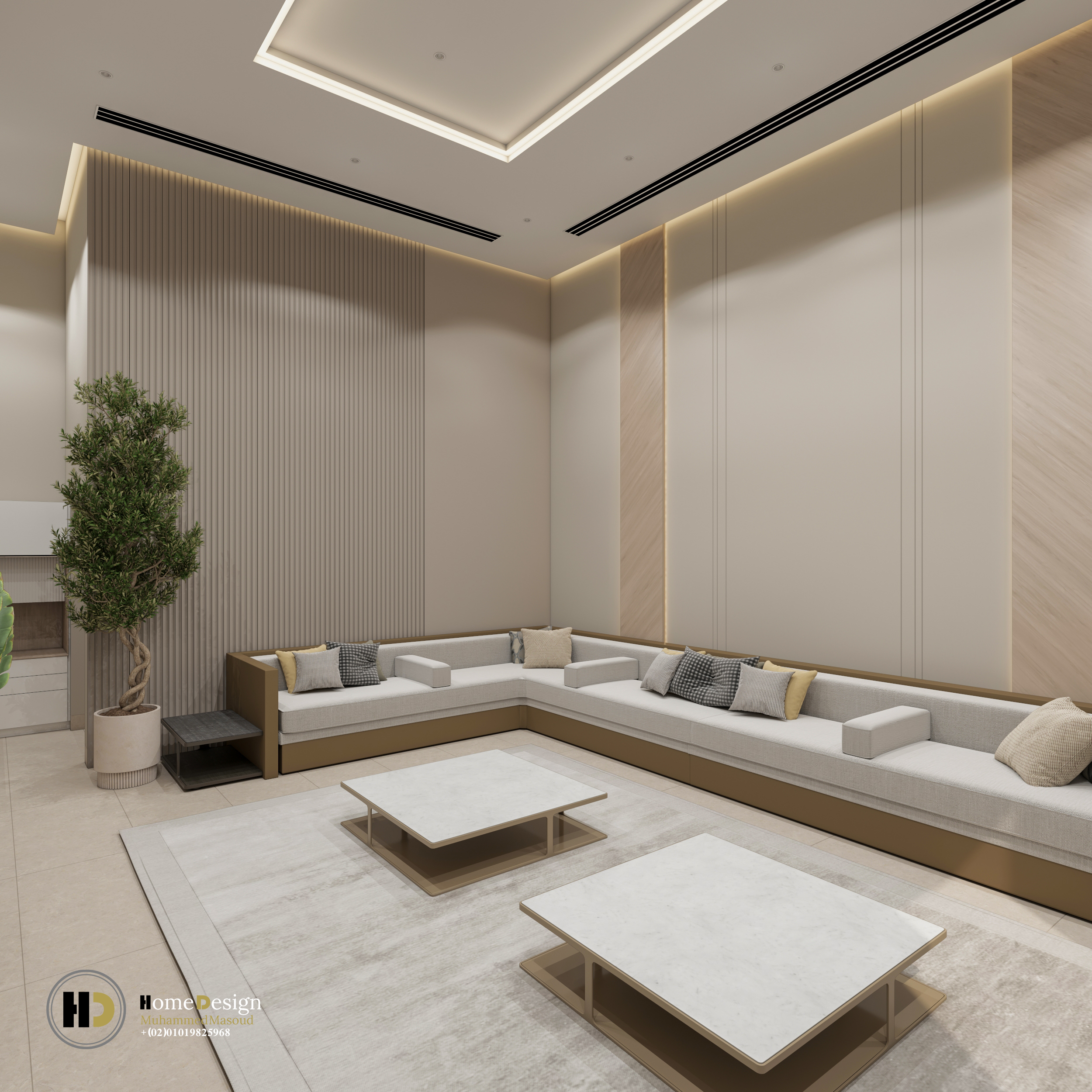 تصميم ديوانية بالكويت-1