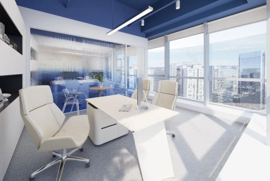 LKDESIGN丨国信会视集团办公空间设计案例-123