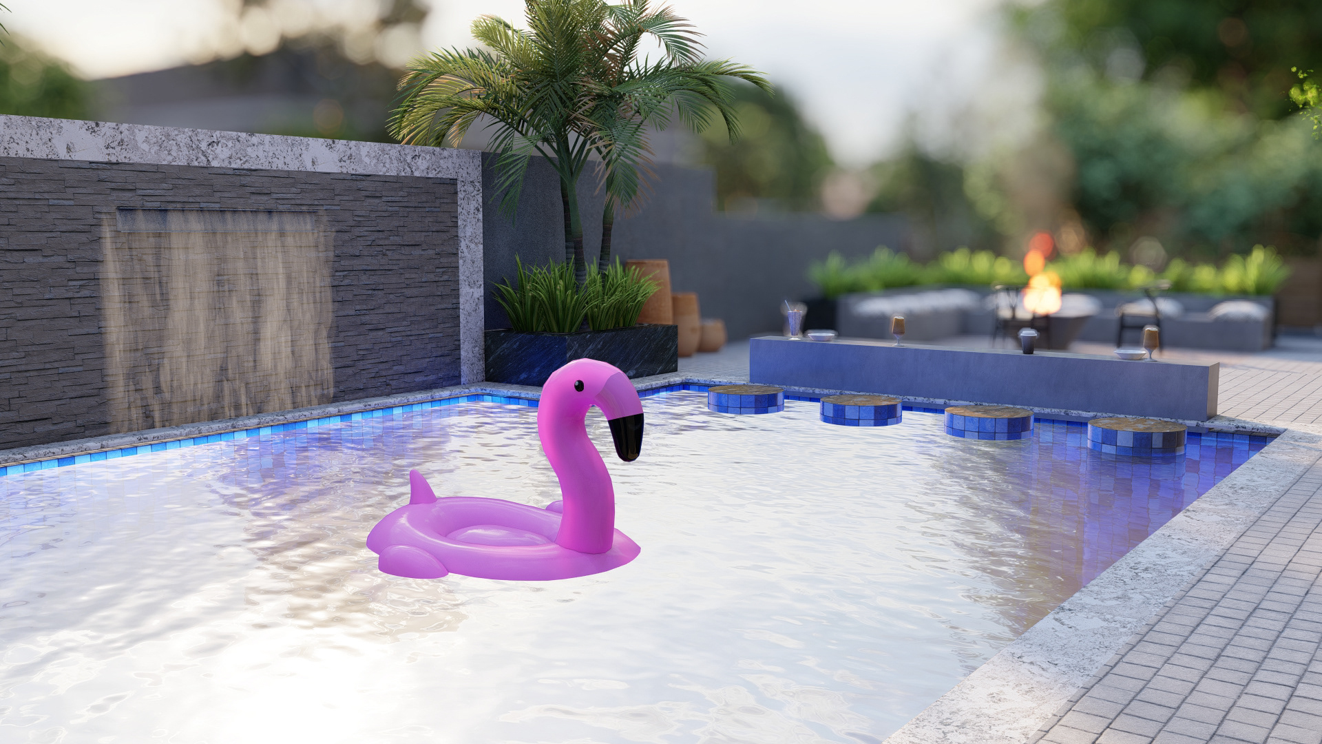 南非约翰内斯堡现代热带景观设计项目丨文中未提及-17