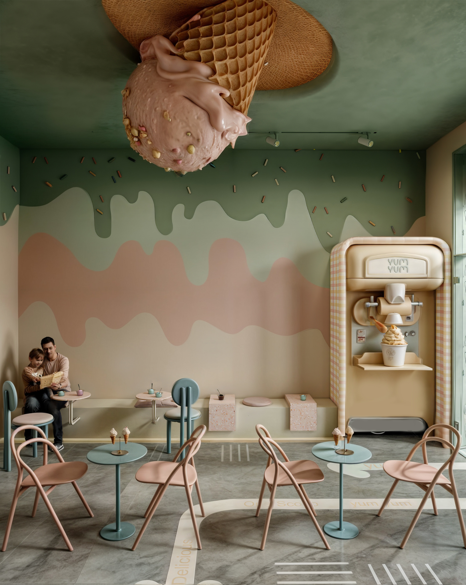 yum yum·冰淇淋店丨意大利丨A  Plus Studio-5