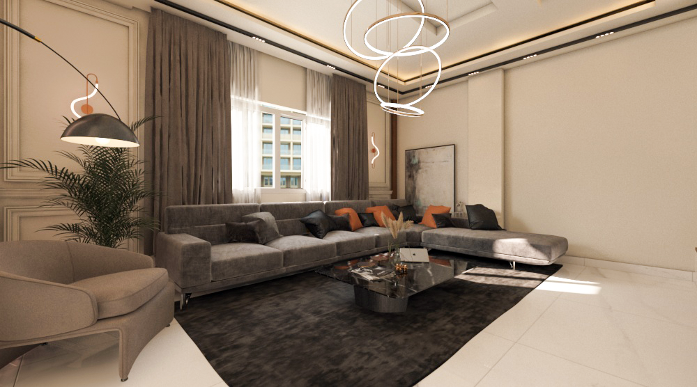 neaclassic living area design-8