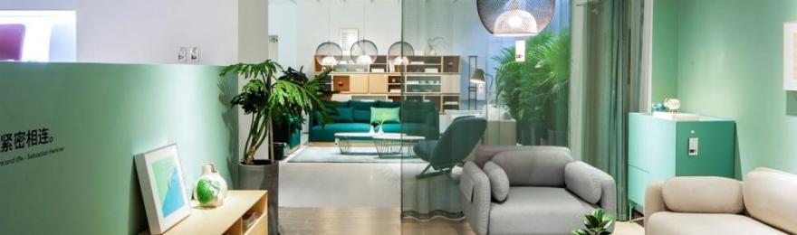 实体店家居设计灵感 | 清亮薄荷绿客厅-0