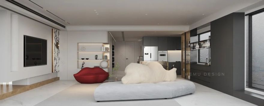 二孩家庭的轻奢跃层生活丨星远合木美学空间-40