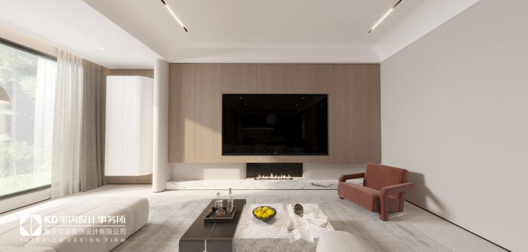 华宇御澜湾300㎡自然风丨中国重庆丨KD室内设计事务所-33