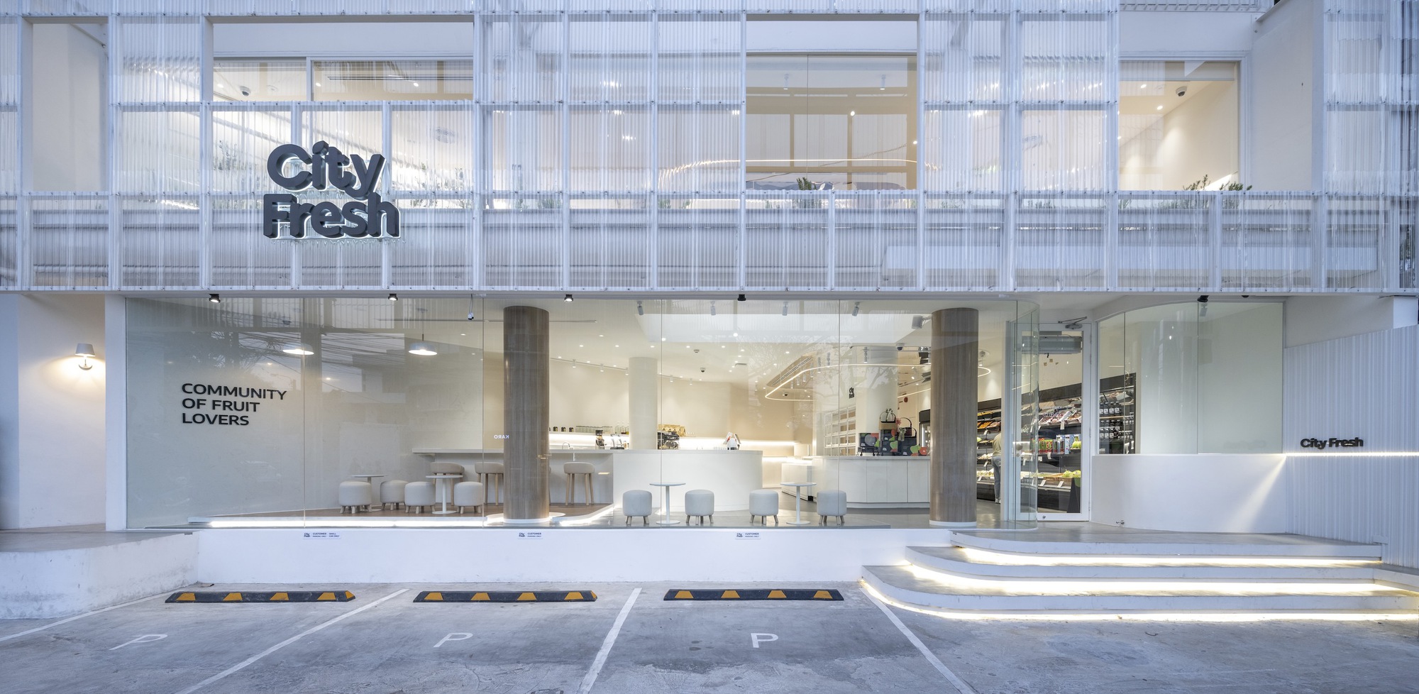 城市生鲜商店和餐厅丨泰国曼谷丨Spacy Architecture-32