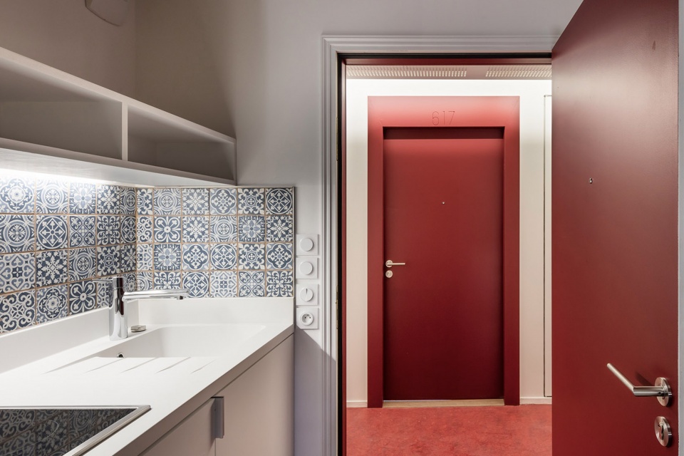 巴黎 Simone Veil 学生宿舍楼，融入城市环境的清晰建筑表达-32