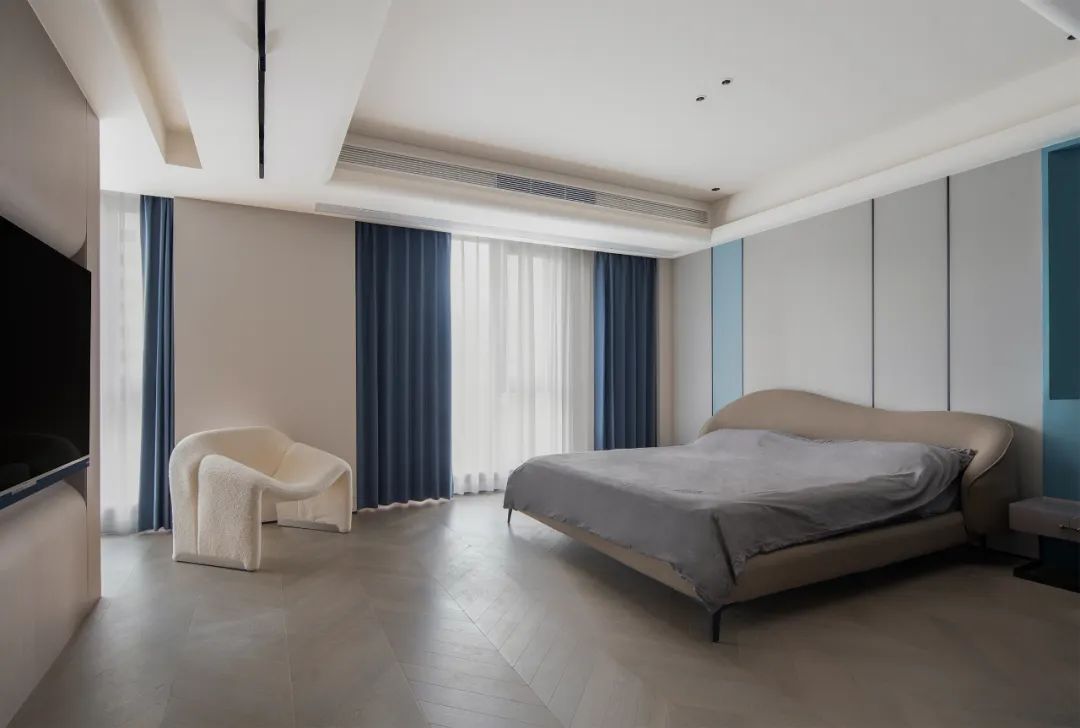 克莱因蓝的宁静 · 青创空间设计的 260㎡舒适家居丨中国浙江-32