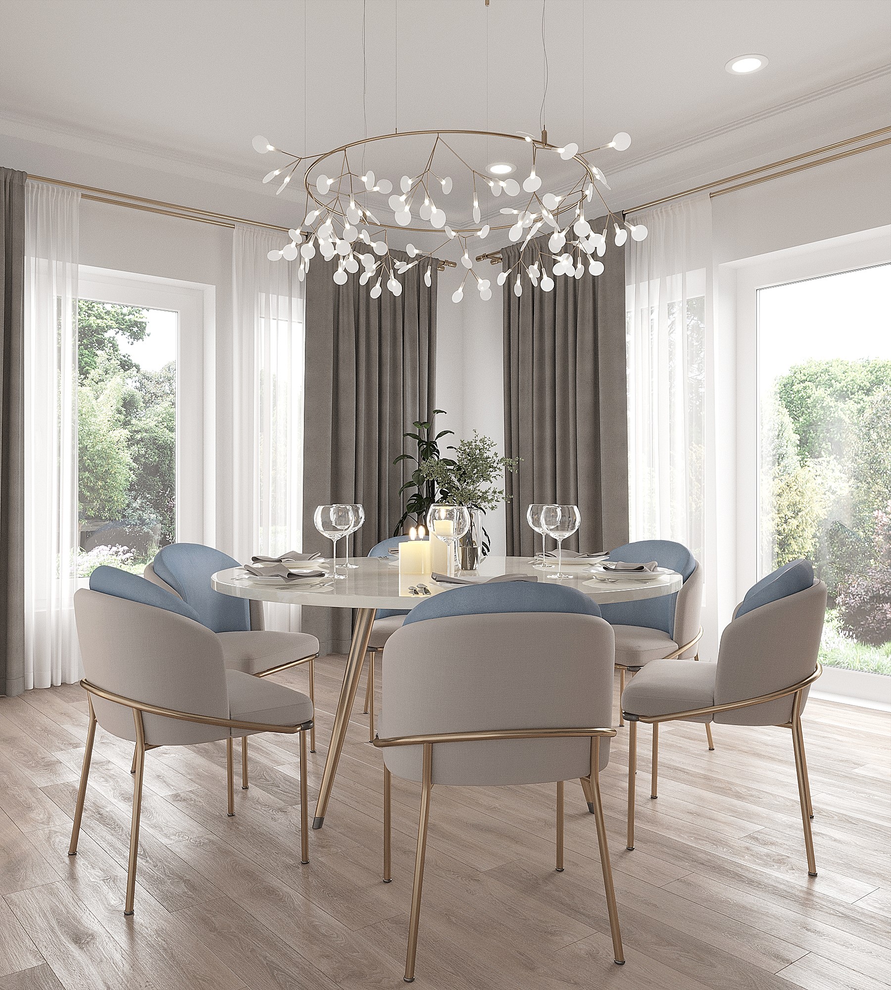 Kitchen and dinning room-3