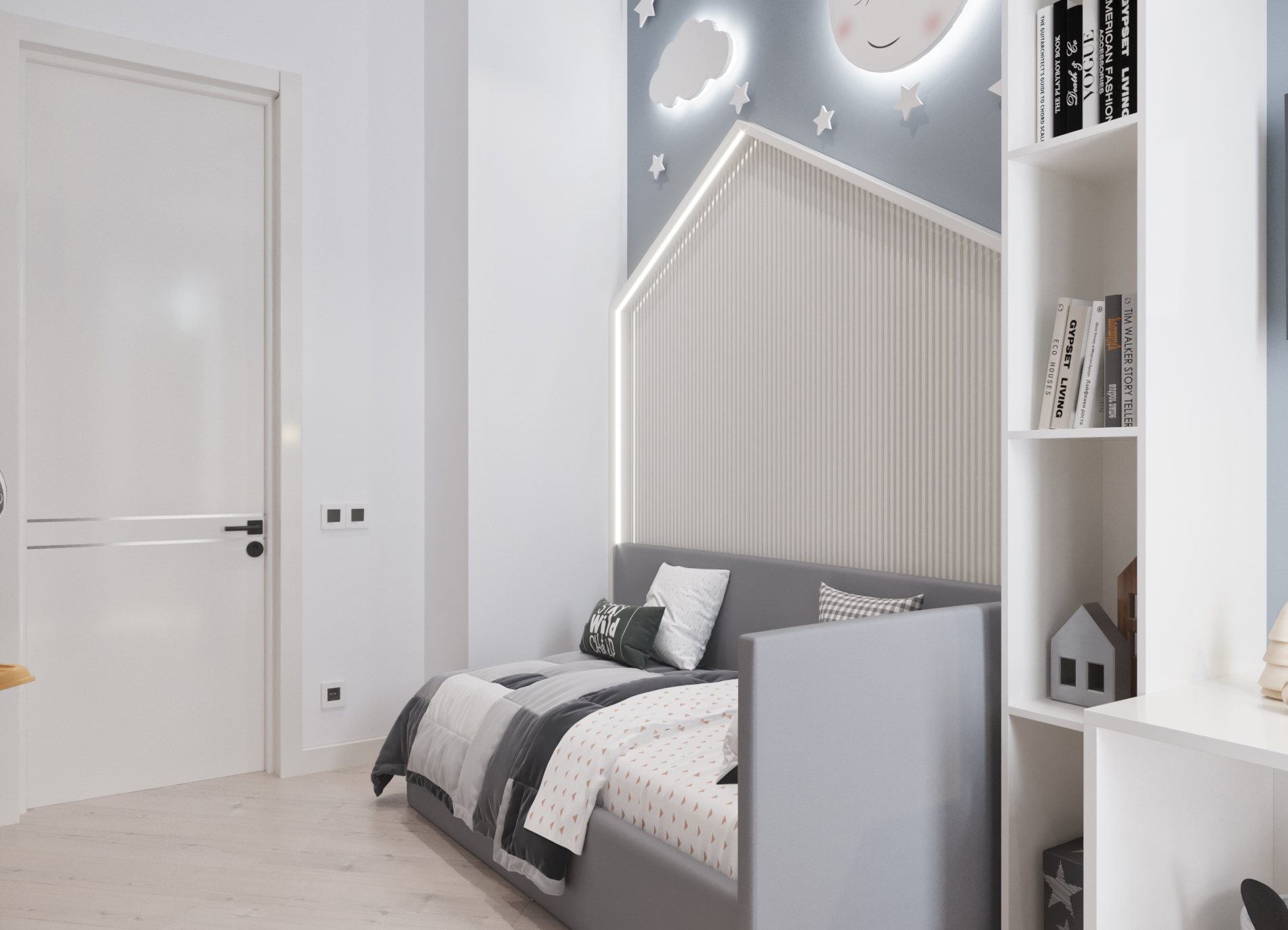 Design project for a boy's children's room.-3