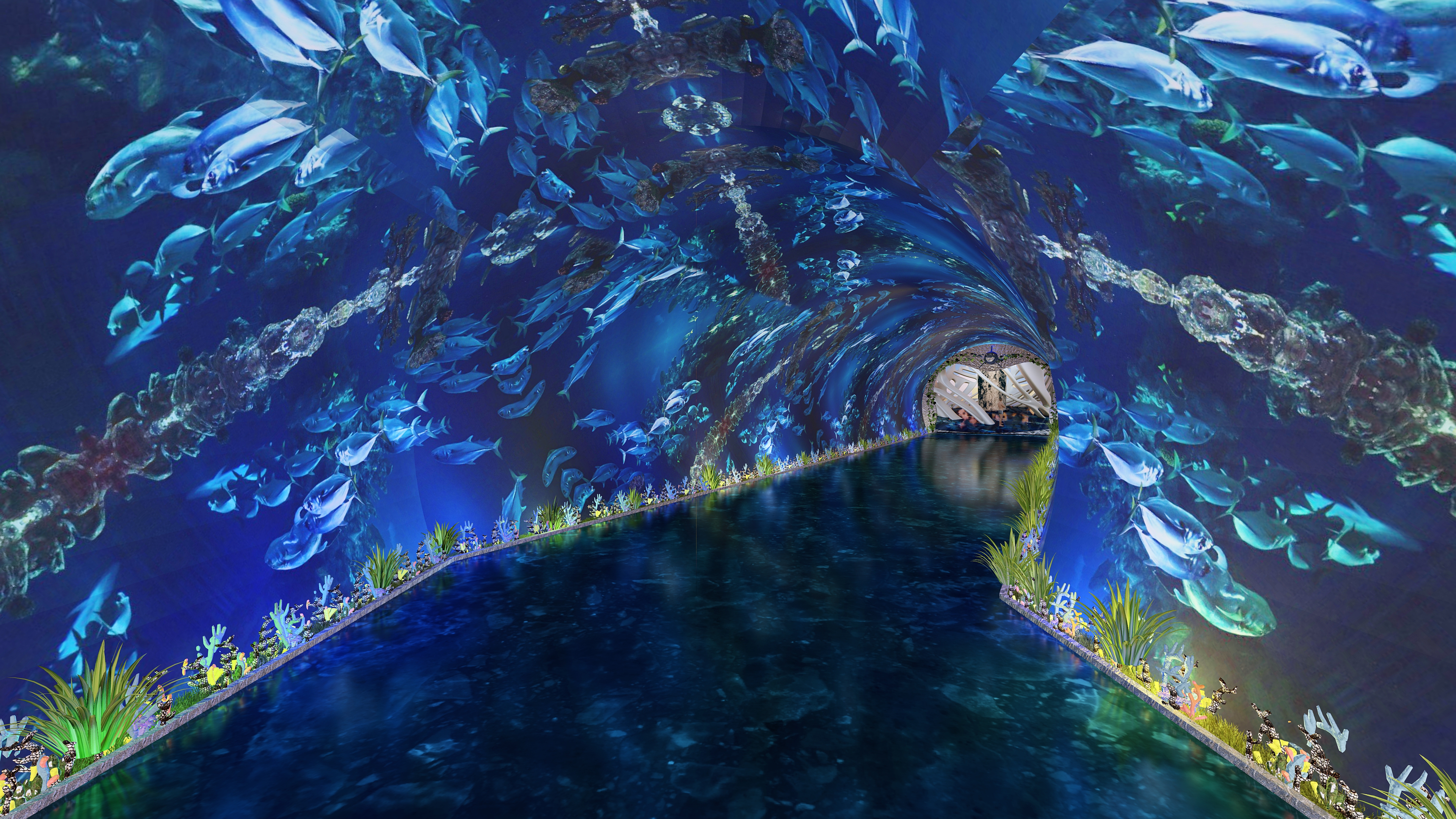 Aquarium and indoor entertainment design in China-9