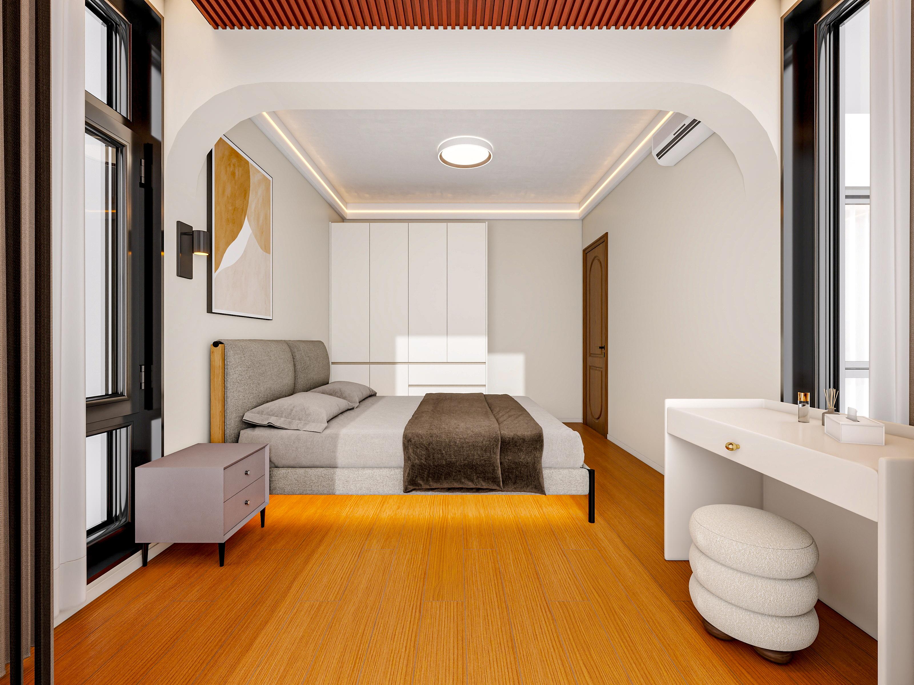 四川成都沙河壹号（85平方中古奶油三居室）-22