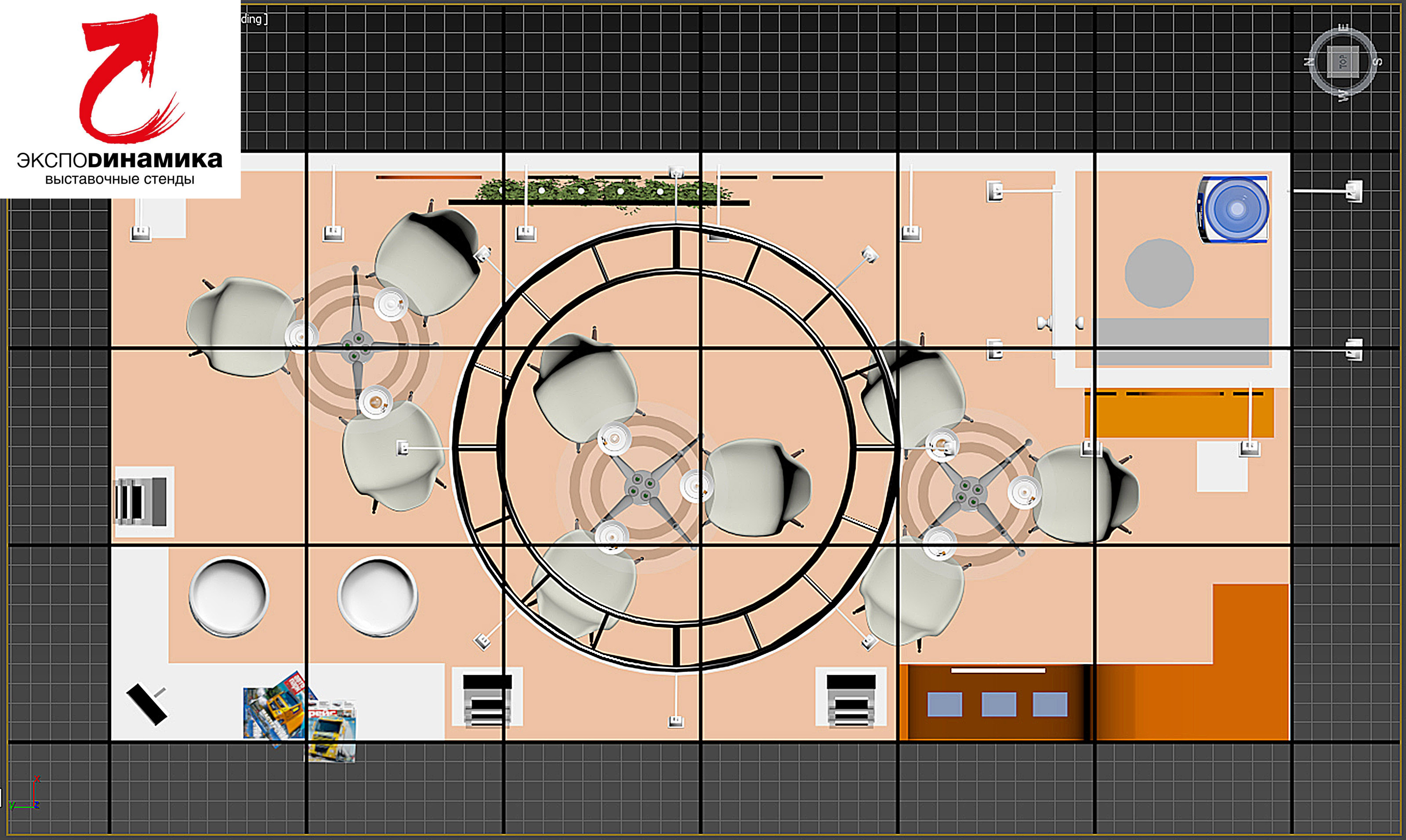 Выставочный стенд компании "ЯРВЕТ" вар - 4-23
