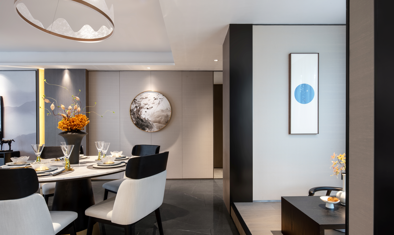 常德金科天宸样板间丨中国常德丨广州灵西里渡软装饰设计有限公司-16