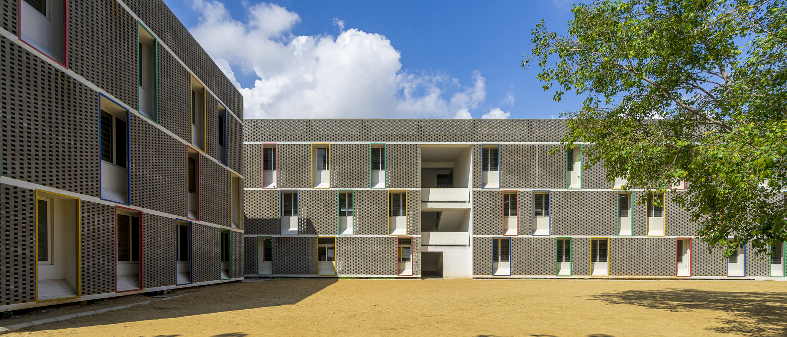 印度马哈里希 Vidya Mandir 学校丨印度金奈丨KSM 建筑事务所-14