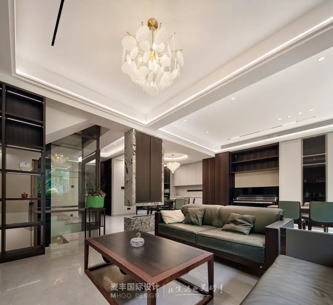 MHOO|市心府360㎡现代风：木中藏雅，无序藏奢-18