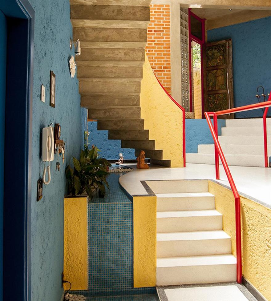 巴西 Dobra Arquitetura 打造舒适休闲住宅 | Varanda da Pita e do João-6