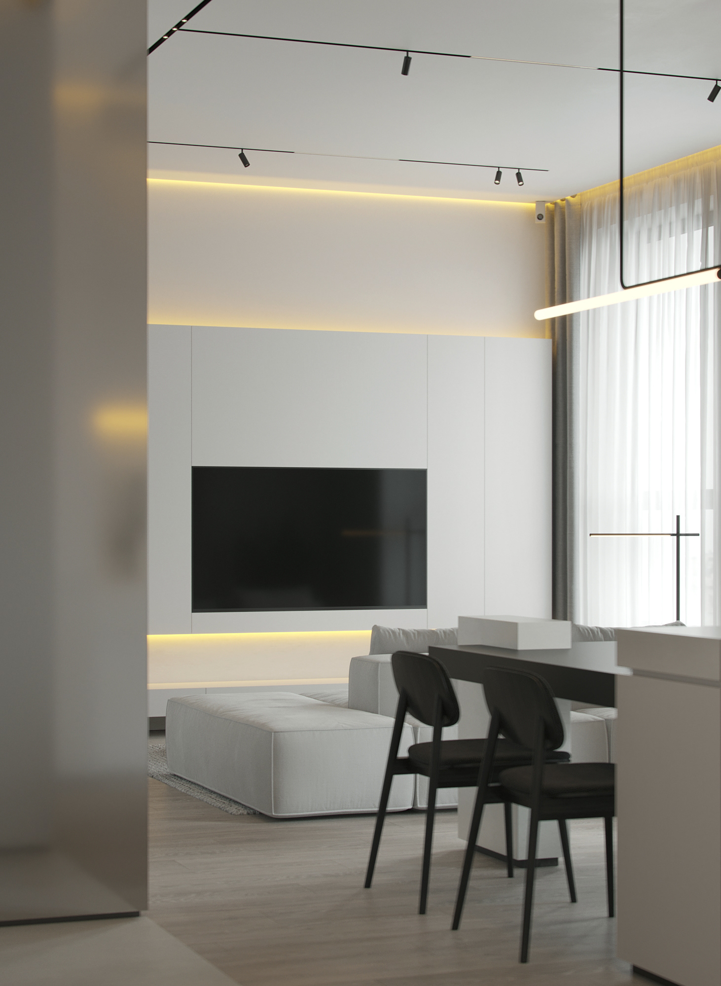 81平 现代简约小空间设计-0