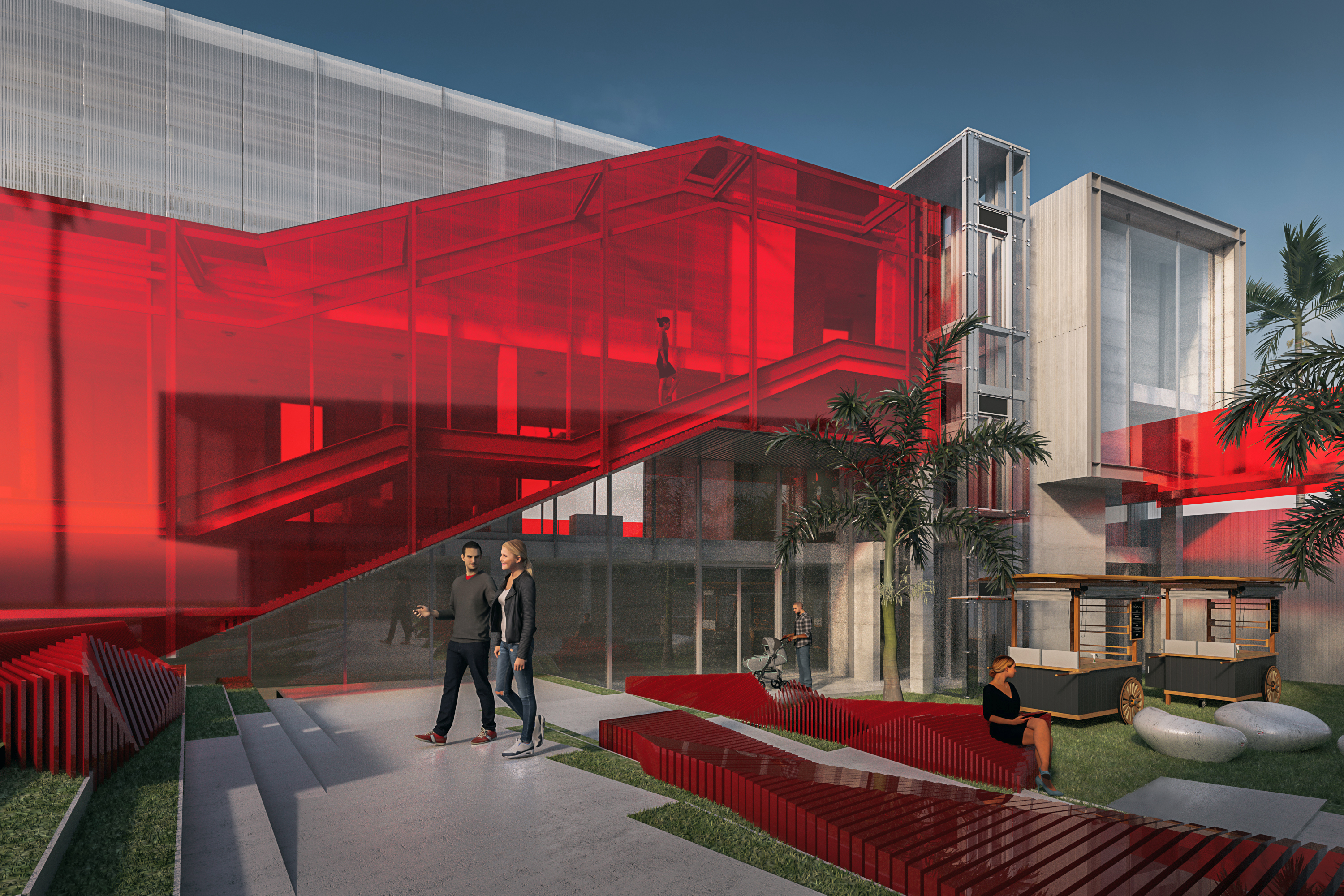 疫情后社区购物中心设计-7