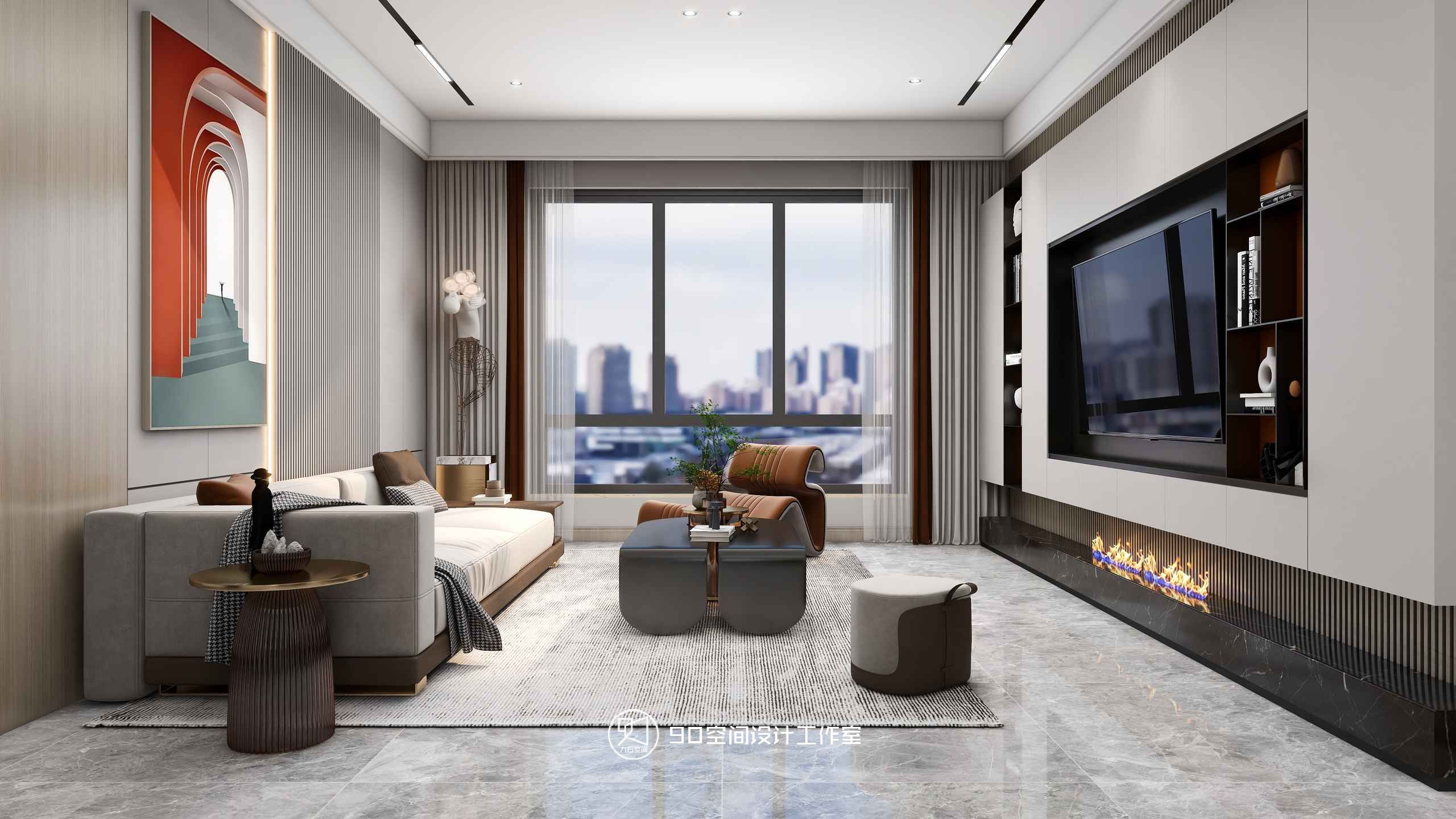 理想三旬 · 106 平方现代温馨家居设计-15