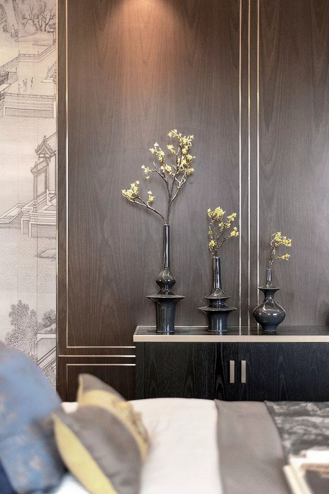 常德壹号府·新中式风格样板房设计丨中国常德丨伊派软装设计-73